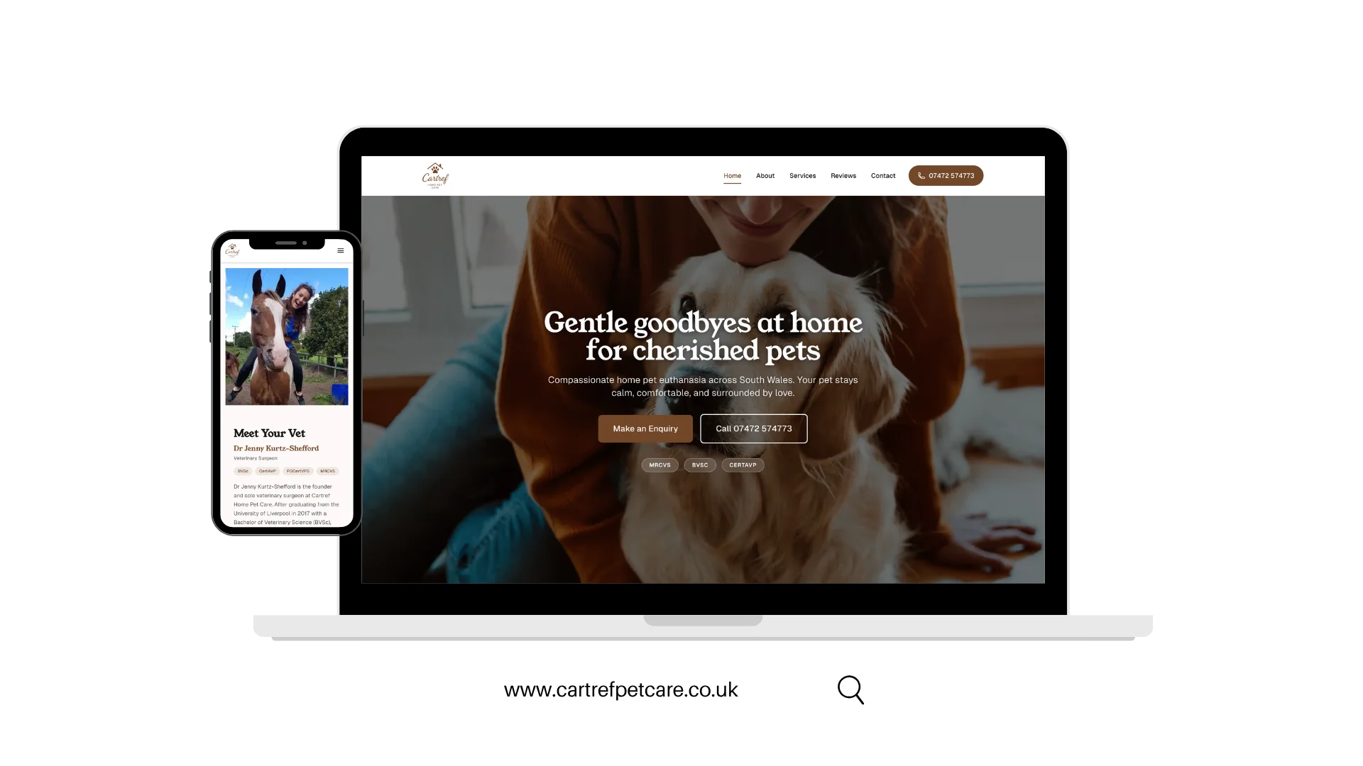 Cartref Home Pet Care: Pet Care Services project by WebDev Wales