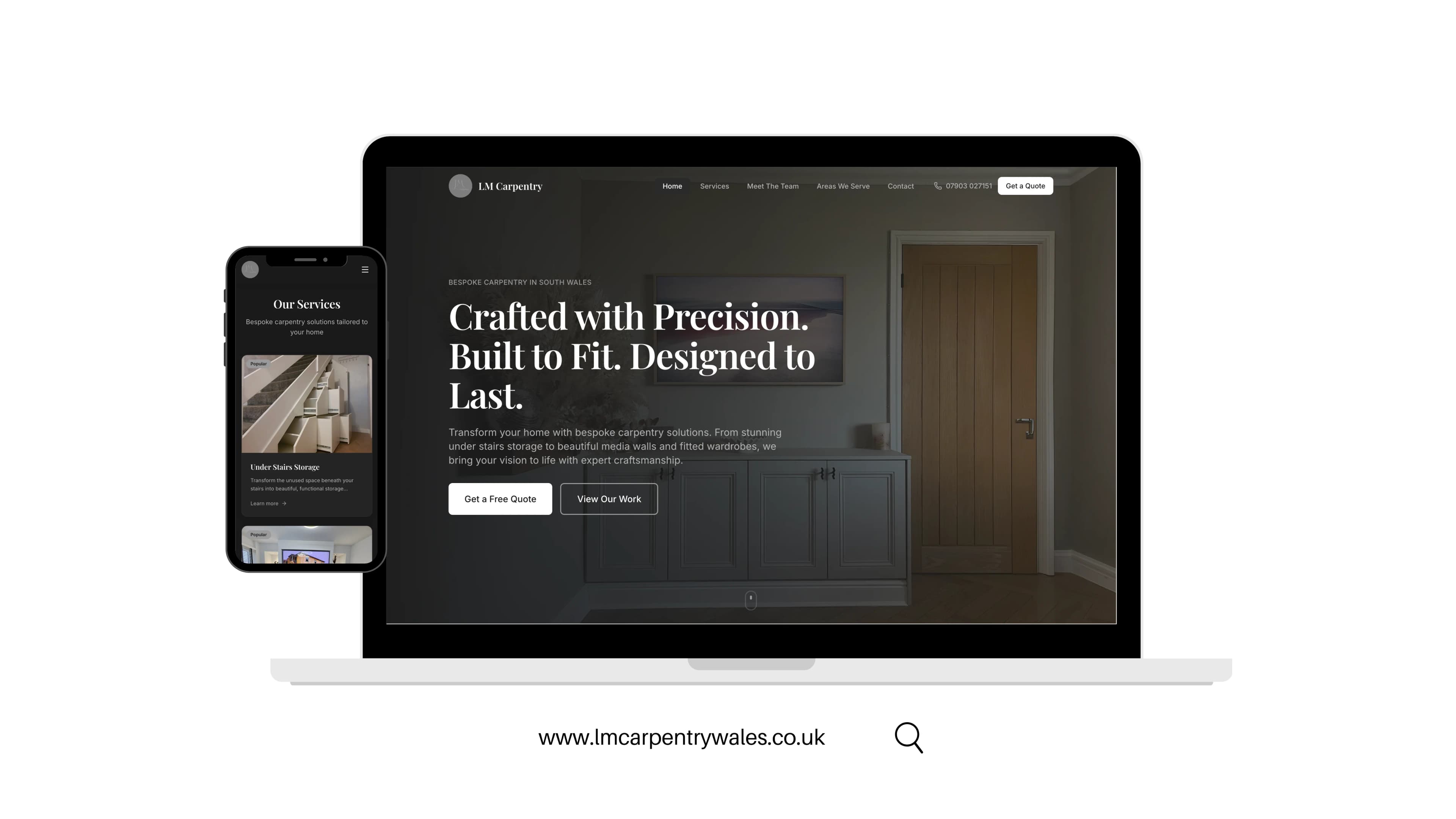 LM Carpentry Wales: Carpentry & Joinery project by WebDev Wales